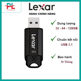  USB Lexar S80 JumpDrive 32GB - 64GB - 128GB USB 3.1 - Hàng Chính Hãng - BH 3 NĂM 