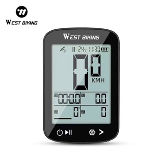  Đồng hồ đo tốc độ xe đạp GPS West Biking.Định vị 5 vệ tinh 