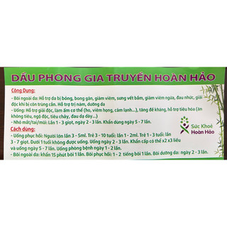 Dầu Hoàn Hảo 100ml Light Trẻ Nhỏ
