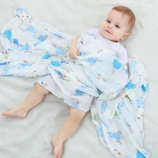 Set 2 Khăn Tắm 1m2 Aden 100% Sợi Tre Cho Bé Sơ Sinh, Mềm Mịn, Thấm Hút Tốt