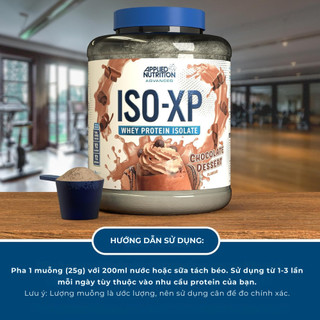 ISO XP (1.8KG 72 SERVINGS) - Applied Nutrition - Whey Protein Isolate cao cấp hỗ trợ phát triển cơ