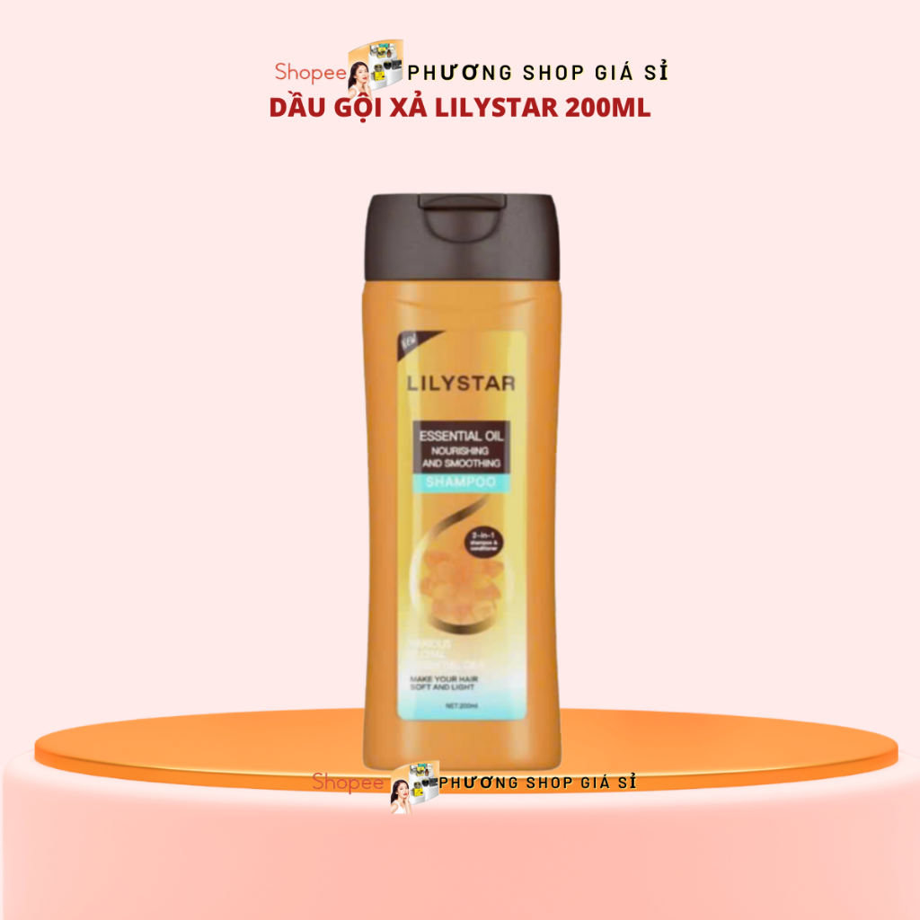 Dầu Gội Xả 2IN1 LILYSTAR Giúp Tóc Mềm Mượt Chai 200ml