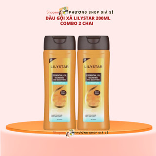 Combo 2 Chai Dầu Gội Xả 2IN1 LILYSTAR Giúp Tóc Mềm Mượt Chai 200ml