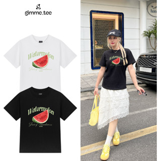 [Hàng Mới] Áo BabyTee Gimme - Dưa Hấu - Premium Cotton Sợi Đôi 250gsm - 2 Chiều Cổ Tròn - GMB78