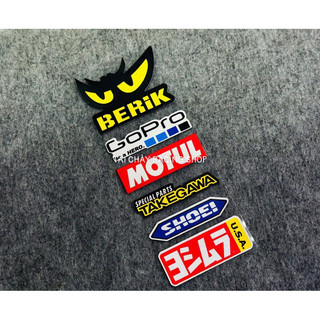 [ 1 TẤM ] TEM STICKER LOGO CAO CẤP DÁN TRANG TRI XE