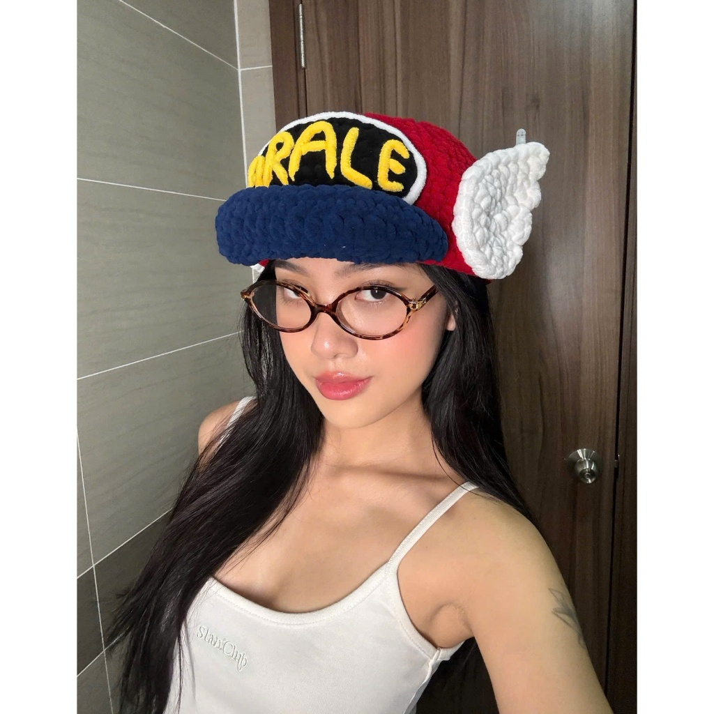 Mũ len ARALE đan móc thủ công (nhung đũa)