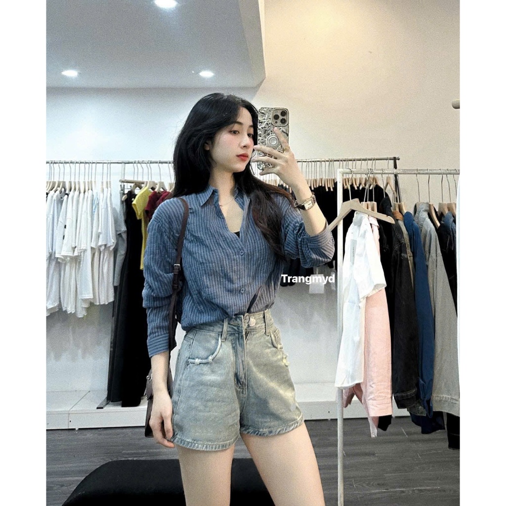 Quần short nữ KAKI MỀM lưng cao giấu cạp 168 fashion | BigBuy360 - bigbuy360.vn