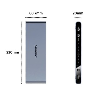 Bộ chuyển mạch HDMI Matrix 4 to 2 Ugreen 40216 CM288 FJGEAR 4 X 2 Cao Cấp 4k@60Hz