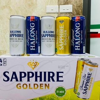 Bia Hạ Long Premium lon 330ml