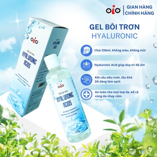 Gel bôi trơn OiO Hyaluronic Acids gốc nước không mùi lâu khô, siêu trơn 7g 250g