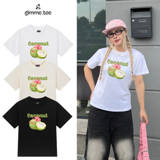 [Hàng Mới] Áo BabyTee Gimme - Cây Dừa - Premium Cotton Sợi Đôi 250gsm - 2 Chiều Cổ Tròn - GMB77