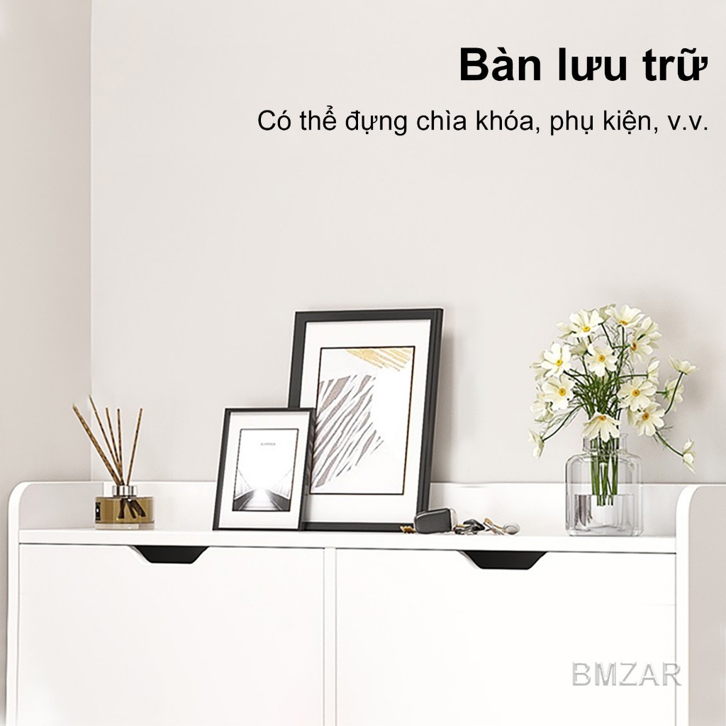 BMZAR Tủ giày gỗ tủ giày thông minh tủ giày đa năng tiện lợi chất liệu MDF mềm cao cấp | BigBuy360 - bigbuy360.vn