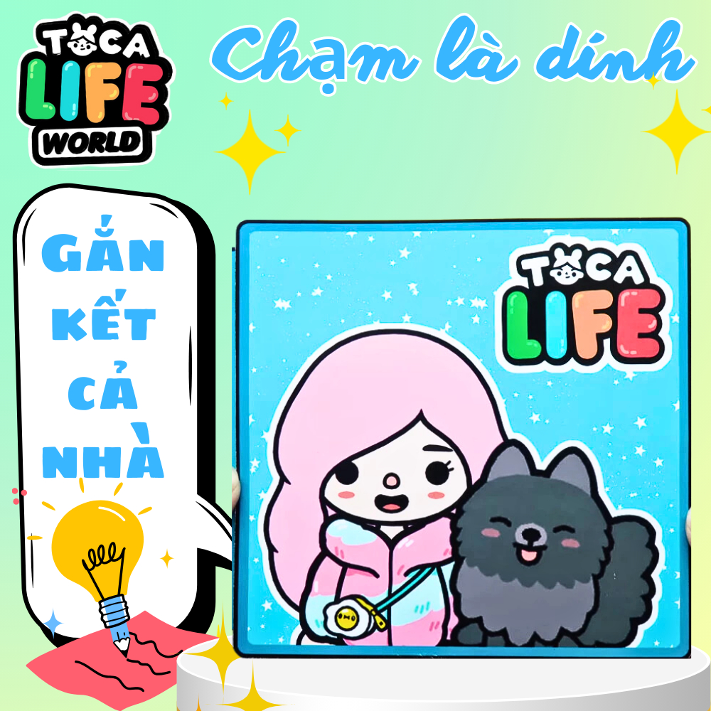 Ngôi nhà búp bê bằng giấy của công chúa Tocaboca H32
