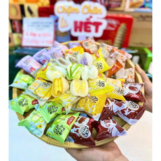   sỈ 2.5KG  Bánh Mochi Kem Lạnh Vị Sầu Riêng Khoai Môn Bơ Sữa Mix Vị Bánh Mochi Kem Nhân Trái Cây Thơm Béo Siêu Ngon 