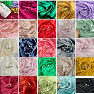  !!️Vải Đẹp HPT!!️ Vải voan tơ sống organza loại đẹp óng ánh nhiều màu may váy đầm sơ mi khổ 1m5 