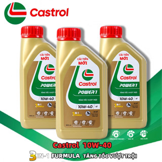 Dầu nhớt xe máy Castrol power 1 xe số và xe ga chai 0,8lit