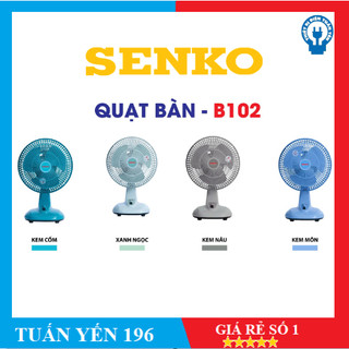 Hỏa tốc-quạt bàn b2 b102 senko - bảo hành 2 năm