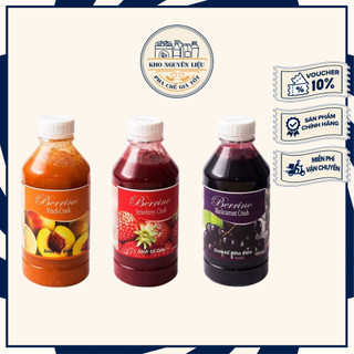Sinh Tố Berrino 1L – Đủ Hương Vị (Dâu, Xoài, Việt Quất, Chanh Dây…) – Nguyên Liệu Pha Chế, Date Mới