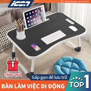 ICON bàn học gấp gọn Bàn làm việc cho máy tính xách tay, thích hợp cho sinh viên và người đi làm