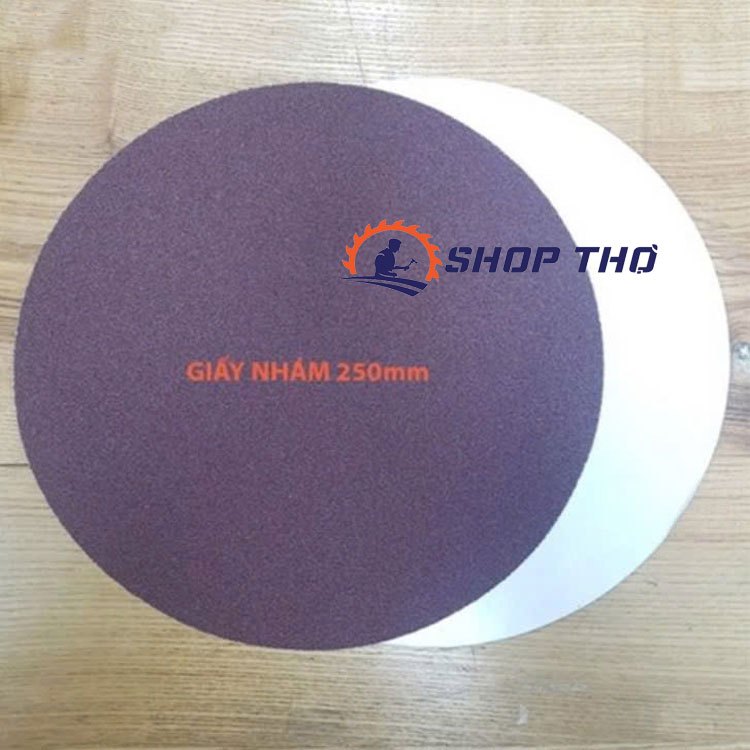 Set 2 cái giấy nhám tròn  D250mm có keo dán SHARPNESS