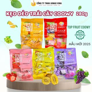 [HSD 2026] Kẹo dẻo trái cây Coowy đủ vị: kẹo dẻo xoài TOP FRUIT COOWY - HÌNH THẬT TỰ CHỤP
