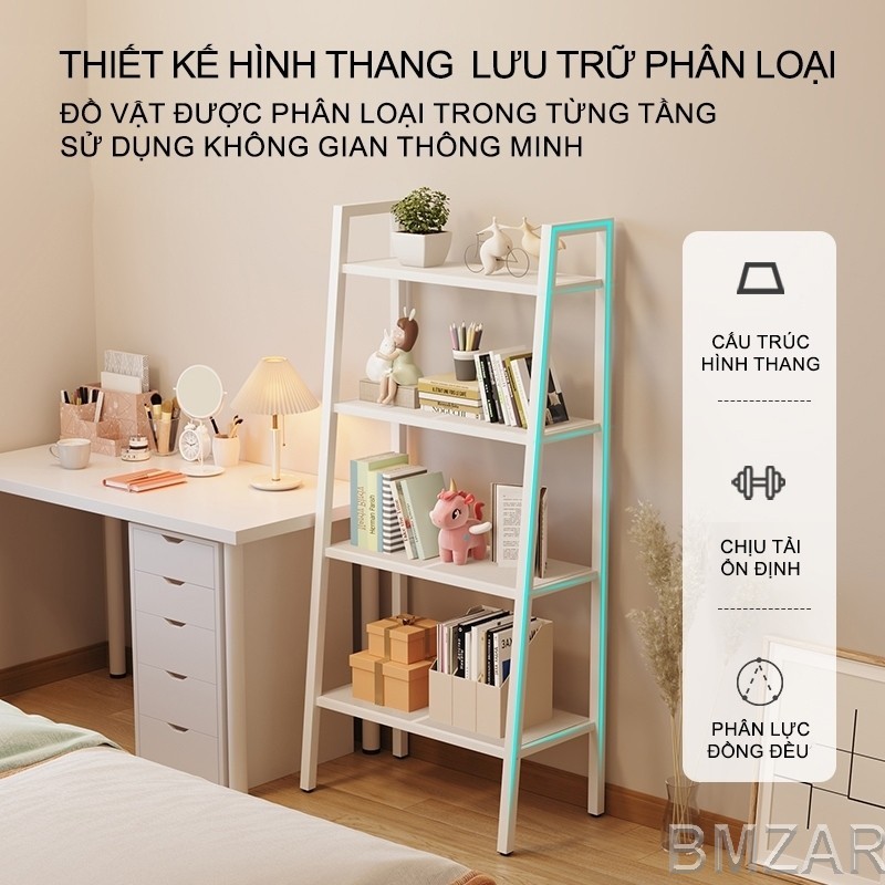 Kệ để đồ nhiều tầng kệ sách đứng cho bếp phòng khách ngủ ban công kệ sách kim loại đa chức năng | BigBuy360 - bigbuy360.vn