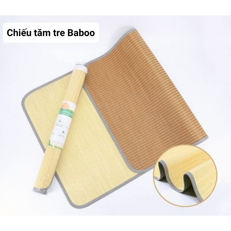 Chiếu Tăm Tre Bambo Cao Cấp, Thoáng Mát Mùa Hè 60x110 cm