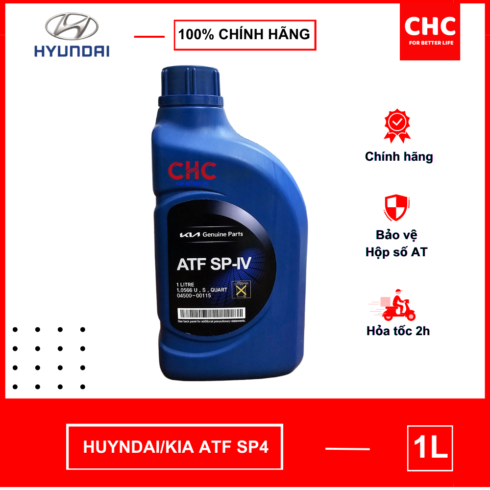 Dầu số tự động xe oto Huyndai, KIA ATF SP4 (nhập khẩu Hàn Quốc)