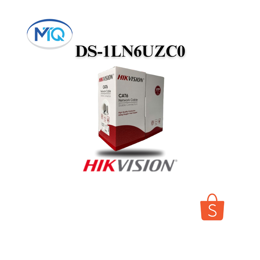 Cáp mạng lan Hikvision UTP CAT6 DS-1LN6UZC0