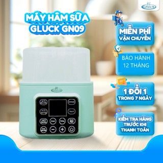  GLUCK - MÁY TIỆT TRÙNG BÌNH SỮA BẰNG HƠI NƯỚC GIỮ ẤM SỮA 24 24G HÂM NÓNG SỮA CẤP TỐC BẢO HÀNH 12T 