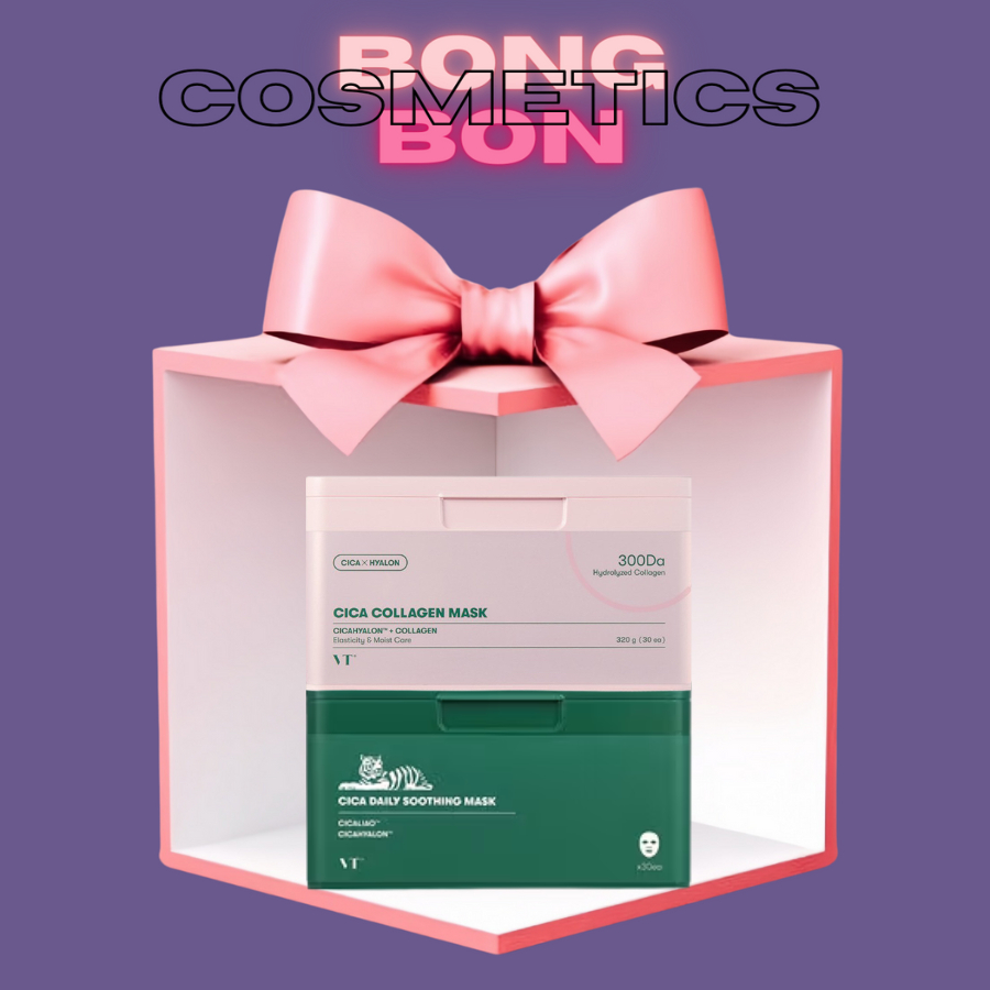 Hộp 30 Miếng Mặt Nạ Giấy Hằng Ngày VT Cica Soothing / Collagen Daily Mask