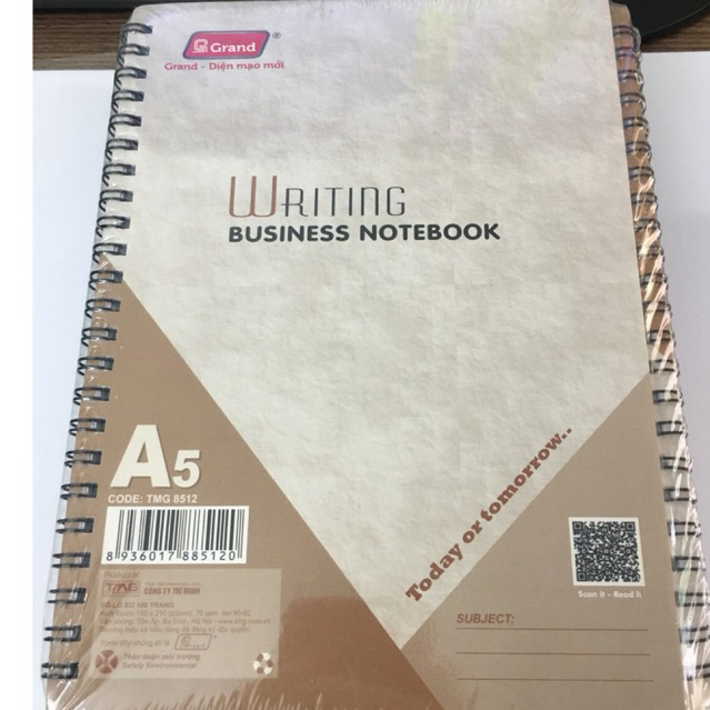 SỔ LÒ XO GRAND A5 50 TỜ (8512)