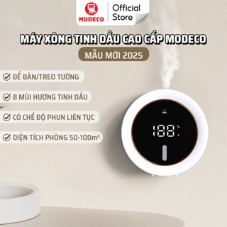 Máy Xông Tinh Dầu Cao Cấp AM03 Modeco 2025 - 5 Chế Độ Tự Động Khuếch Tán Phun Sương Thơm Phòng Ngủ, Phòng Khách