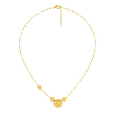 PRIMA Vòng Cổ Vàng 24K - BST Daisy Flower ( Chuôi & Chốt Vàng 18K) - 111N3193