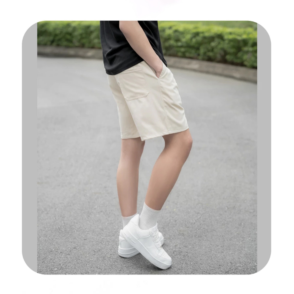 Quần Short Kaki Nam PN STORE Cạp Chun Co Gian Thoáng Mát QS01 | BigBuy360 - bigbuy360.vn
