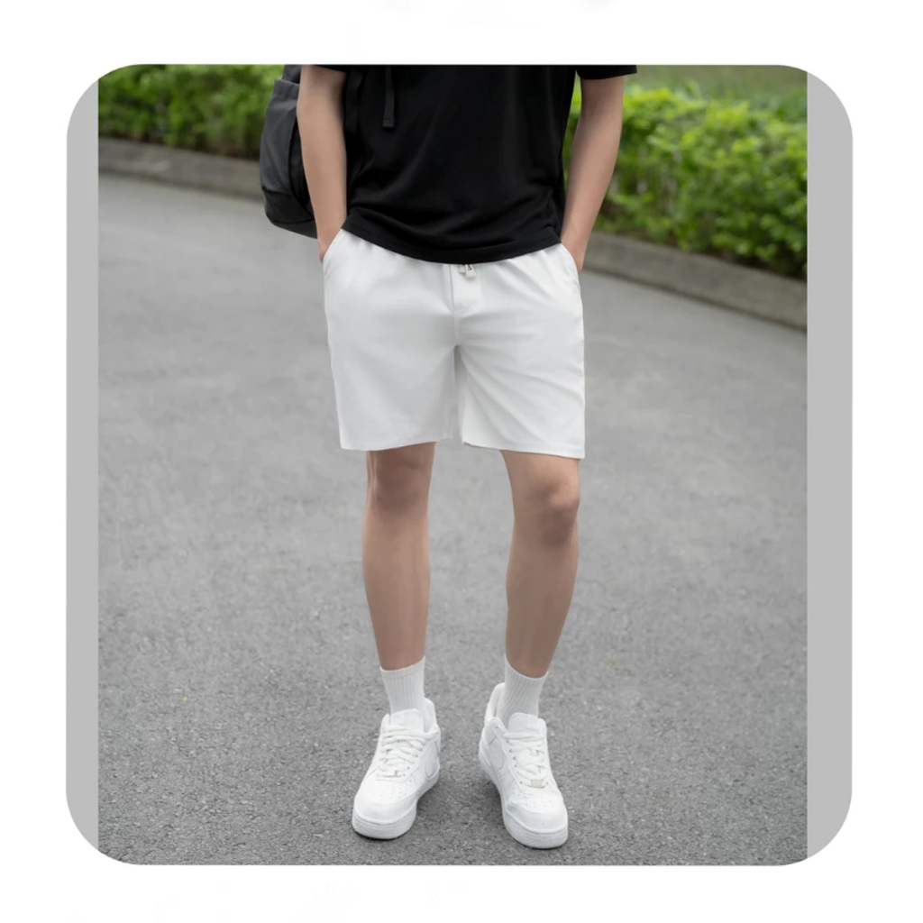 Quần Short Kaki Nam PN STORE Cạp Chun Co Gian Thoáng Mát QS01 | BigBuy360 - bigbuy360.vn
