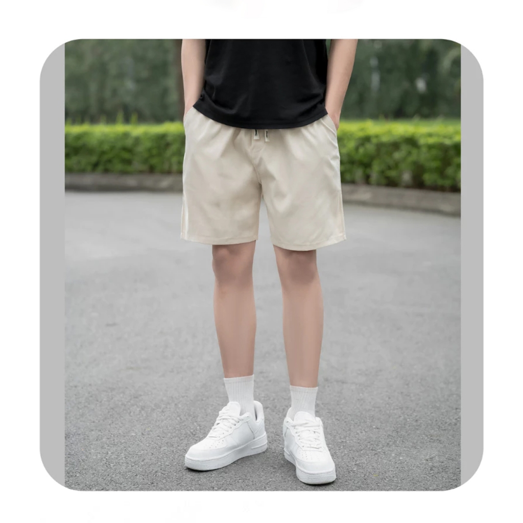 Quần Short Kaki Nam PN STORE Cạp Chun Co Gian Thoáng Mát QS01 | BigBuy360 - bigbuy360.vn