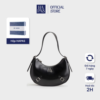 Túi Xách Nữ Jean Đeo Vai Đai Chéo Cozy Black HAPAS