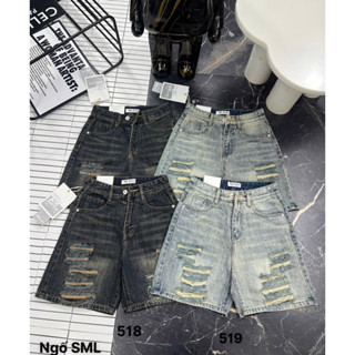 Quần Sọt Jean Nữ  Rách Bụi . Jean ko giãn . Đủ Size SML (7188)