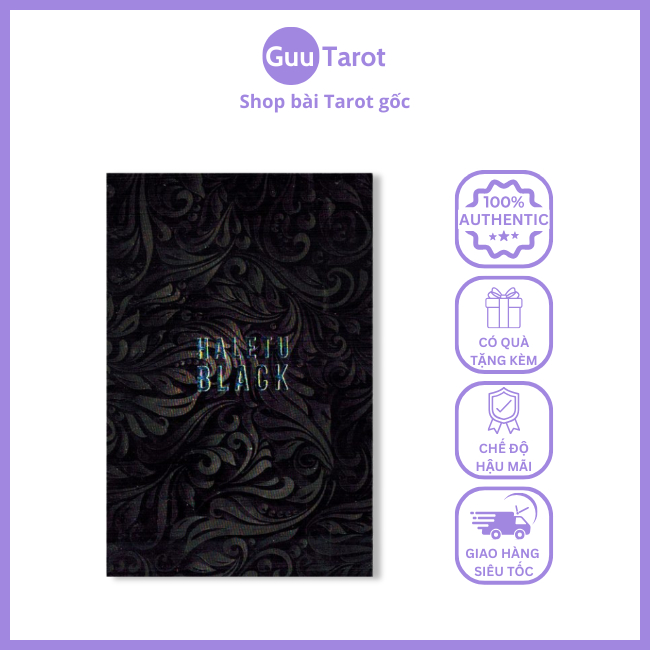 Bộ Bài Nhắc Nhở Haletu Black (Dark) (Guu Tarot Shop)