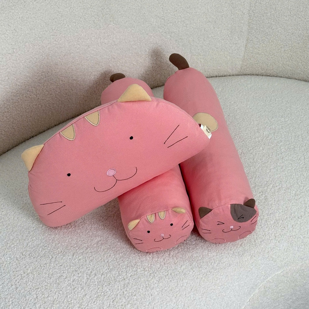 SET GỐI SƠ SINH MÈO HIKOSEN CARA ( VỎ GỐI LẺ)