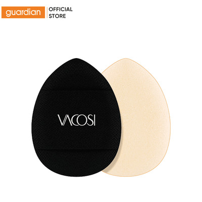 Set 5 Bông Cushion Xỏ Ngón Mini Vacosi Màu Đen