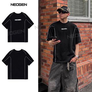 Áo thun nam local brand cotton lạnh, áo phông form rộng tay lỡ cổ tròn chữ in nổi cá tính unisex -NEOGEN TN20 (Tặng Box)