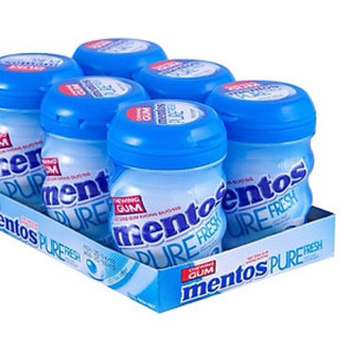   Siêu Rẻ  Kẹo Mentos Sing gum không đường Mentos Pure Fresh đủ vị  lốc 6 hũ  