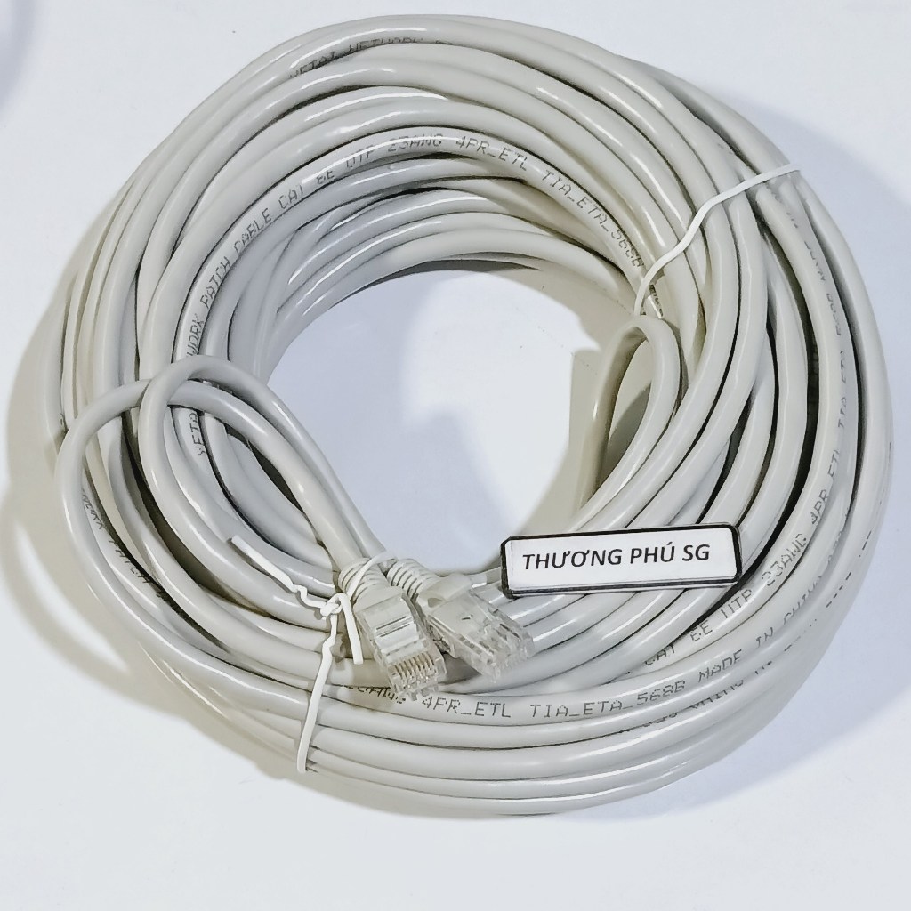 Cáp mạng Cat 6 dài 15m (Cable Lan CAT 6 UTP, Cáp Lan RJ45)