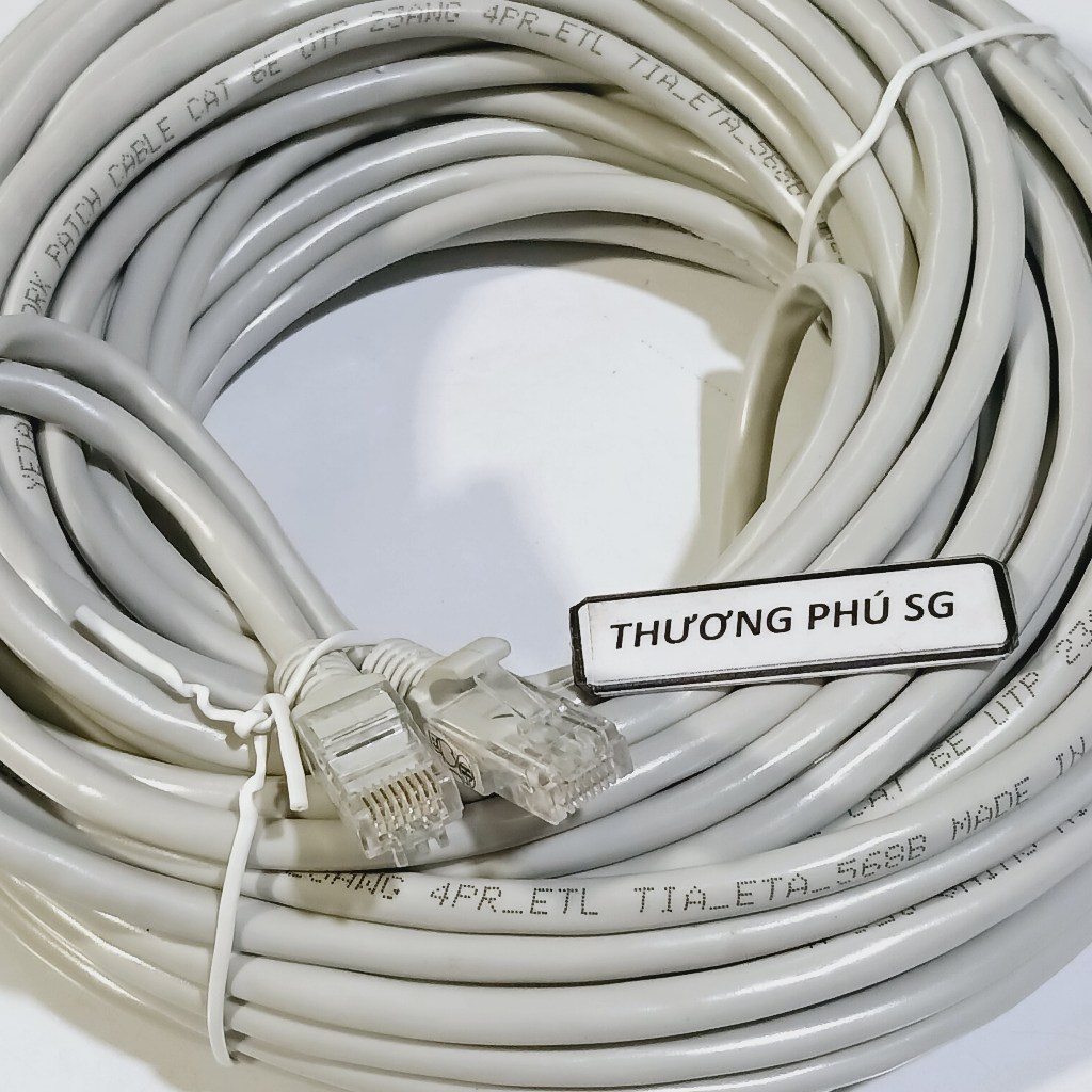 Cáp mạng Cat 6 dài 10m (Cable Lan CAT 6 UTP, Cáp Lan RJ45)