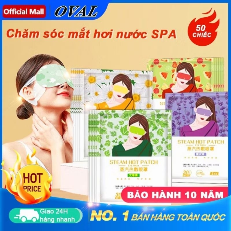 Mặt Nạ Xông Hơi Mắt, Giảm Cận, Đau Mỏi Mắt, Thư Giãn Tuyệt Vời Cho Đôi Mắt.