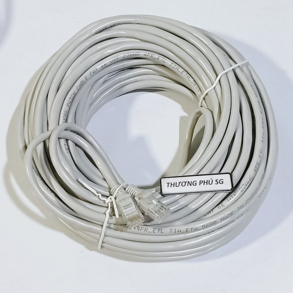 Cáp mạng Cat 6 dài 30m (Cable Lan CAT 6 UTP, Cáp Lan RJ45)