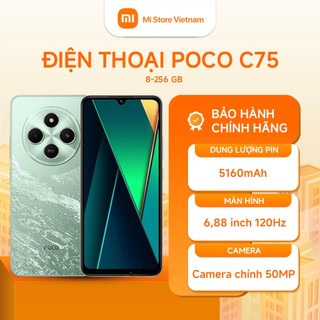 Điện Thoại Xiaomi POCO C75 4G 8GB 256GB Chính Hãng BH 12 Tháng