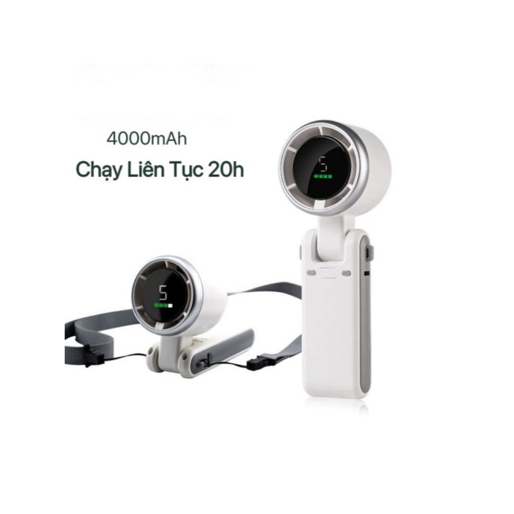 Quạt Cầm Tay Mini Quạt Turbo Jet Quạt Mini Quạt phản lực cầm tay có thể sạc lại 5 cấp độ Gió mạnh